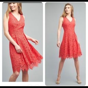 NWT Anthropologie Mellie Lace Dress sz 8